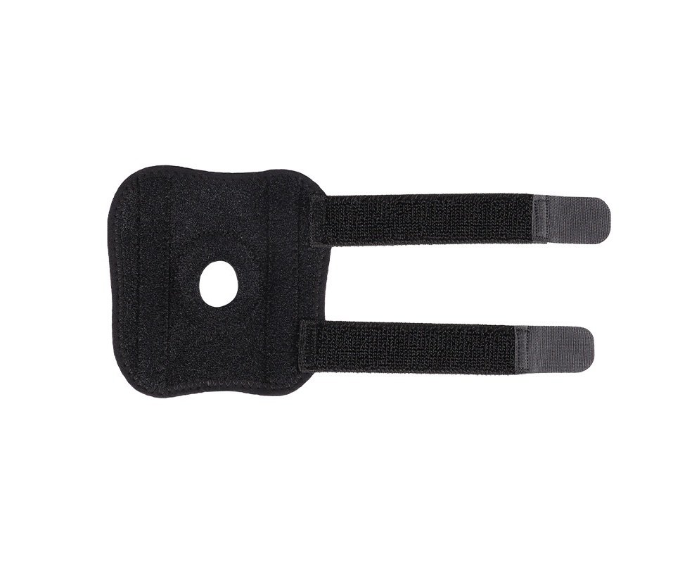 Close-up of dog knee brace construction