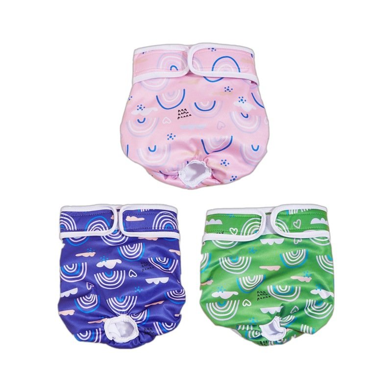 Adjustable female dog diaper design