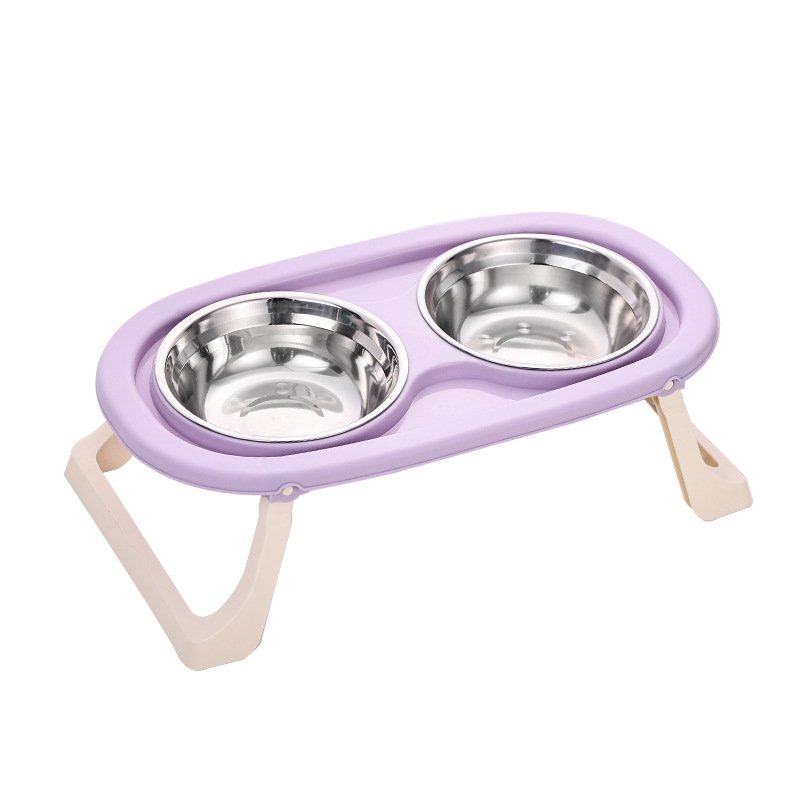 Adjustable pet bowl color option