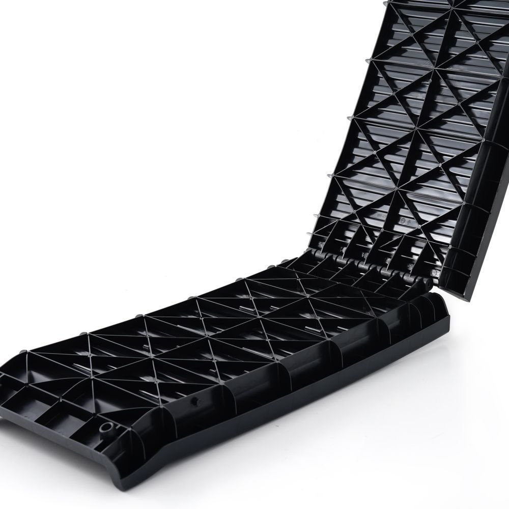 Close-up of non-slip pet ramp surface