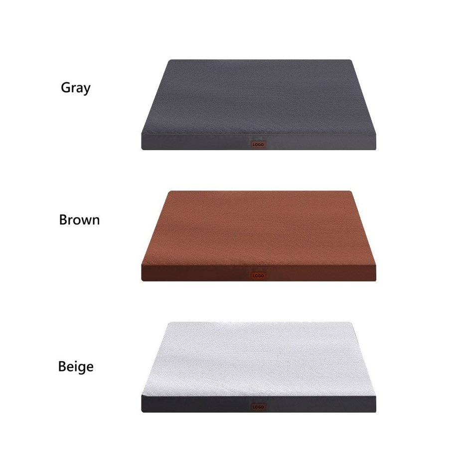 Available orthopedic pet mat color options