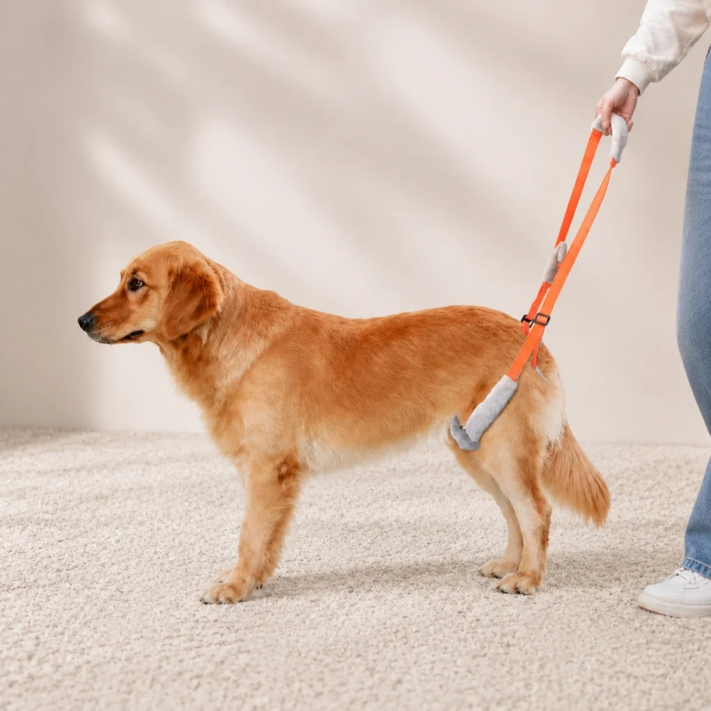 Hind-limb dog lifting harness